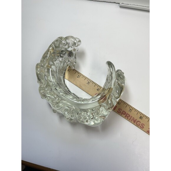 Dynasty Gallery Clear Curling Ocean Mega Wave Sculpture Rare - Picture 7 of 9